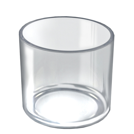 Azar Displays 6" x 6" Deluxe Clear Acrylic Cylinder, PK4 556336